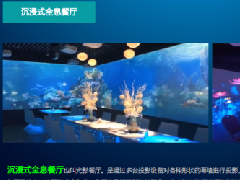 沉浸式光影互动餐厅